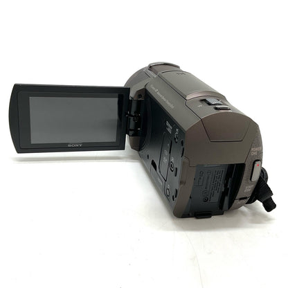 【全額返金保証】【最速発送】Sony FDR-AX45 (TI) [ブロンズブラウン] 美品 動作確認済