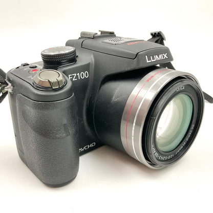 【全額返金保証】【最速発送】Panasonic コンパクトデジタルカメラ LUMIX DMC-FZ100 動作確認済