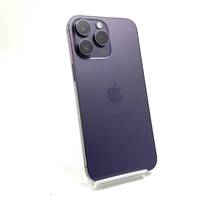 【全額返金保証】【最速発送】Apple iPhone iPhone 14 Pro Max 256GB ディープパープル SIMフリー 動作確認済 81%