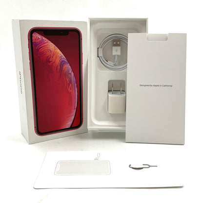 【最速発送】Apple iPhone iPhone XR 64GB (PRODUCT)RED SIMフリー【難有】 80%