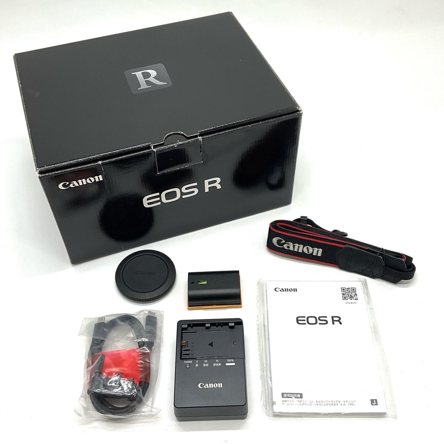 【全額返金保証】【最速発送】Canon デジタル一眼 EOS R ボディ ブラック 美品 動作確認済