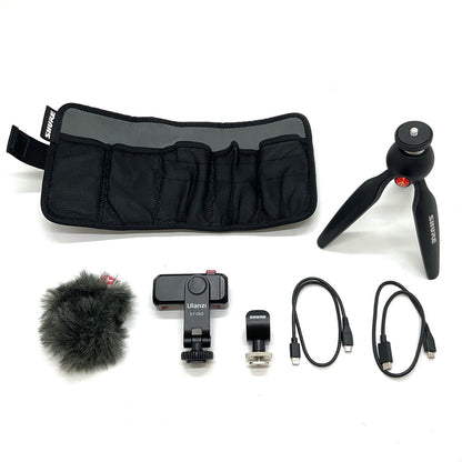 【全額返金保証】【最速発送】Ulanzi MV88+ ビデオキット ステレオコンデンサーマイクロホン 美品 動作確認済