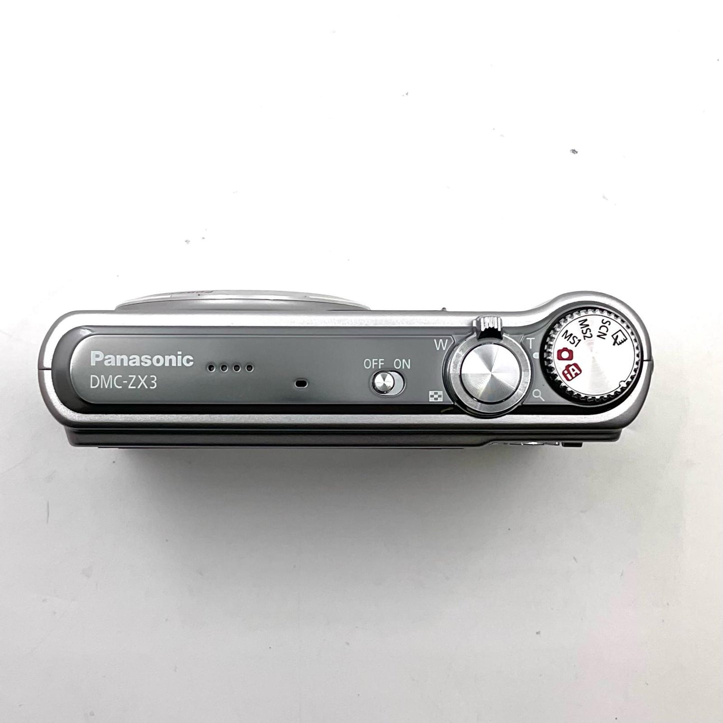 【全額返金保証】【最速発送】Panasonic コンパクトデジタルカメラ LUMIX DMC-ZX3 シルバー 美品 動作確認済