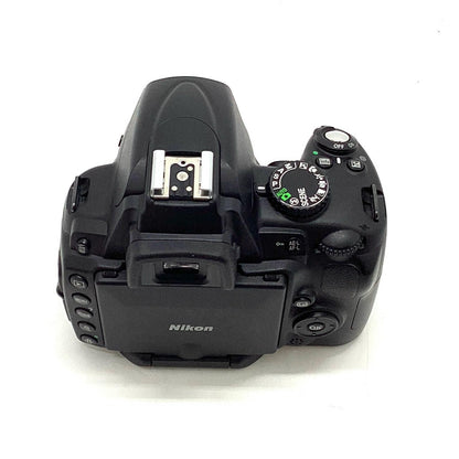 【全額返金保証】【最速発送】Nikon デジタル一眼 D5000 ボディ ブラック 美品 動作確認済