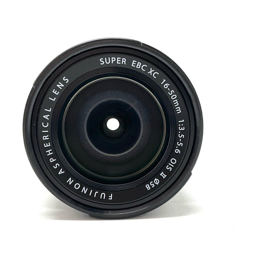 【全額返金保証】【最速発送】FUJIFILM フジノンレンズ XC16-50mmF3.5-5.6 OIS II [ブラック] 美品 動作確認済