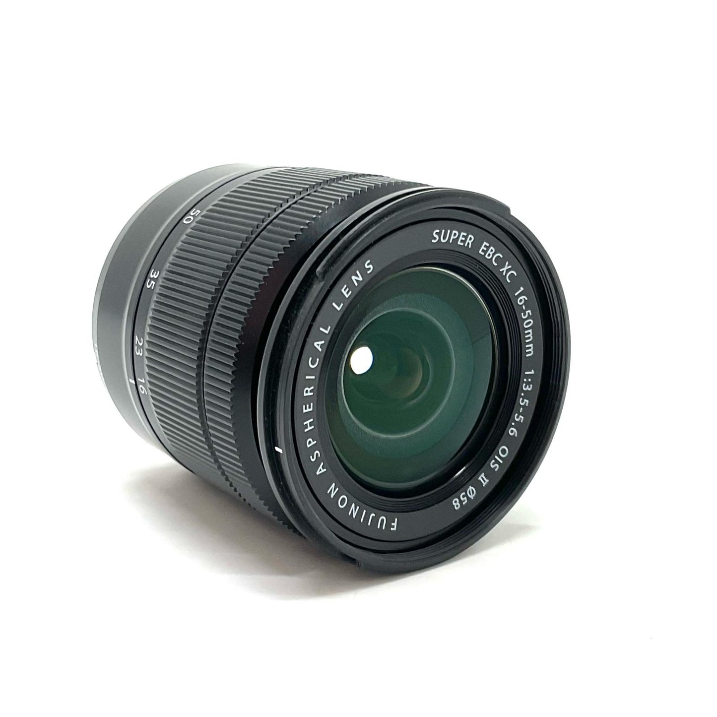【全額返金保証】【最速発送】FUJIFILM フジノンレンズ XC16-50mmF3.5-5.6 OIS II [ブラック] 美品 動作確認済