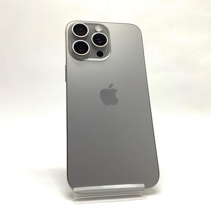 【全額返金保証】【最速発送】Apple iPhone iPhone 15 Pro Max 256GB ナチュラルチタニウム SIMフリー 白ロム 動作確認済 89%