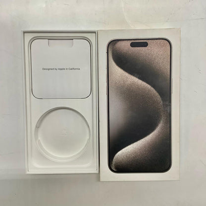 【全額返金保証】【最速発送】Apple iPhone iPhone 15 Pro Max 256GB ナチュラルチタニウム SIMフリー 白ロム 動作確認済 89%