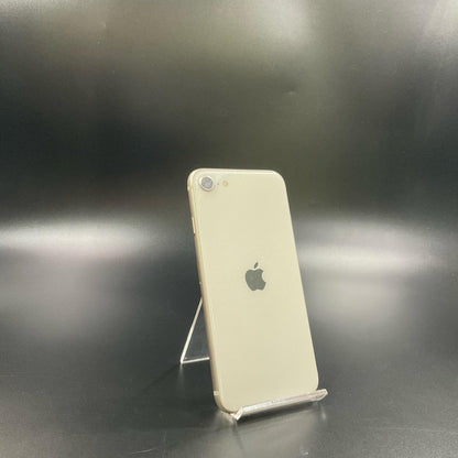 【全額返金保証】【最速発送】Apple iPhone iPhone SE（第3世代） 64GB スターライト SIMフリー 白ロム 美品 動作確認済 92%