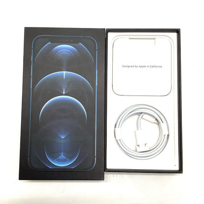 【全額返金保証】【最速発送】Apple iPhone iPhone 12 Pro 128GB パシフィックブルー docomo 白ロム 美品 動作確認済 85%