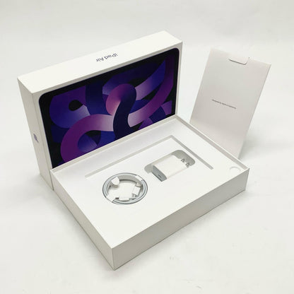 【全額返金保証】【最速発送】Apple iPad Air 10.9インチ 第5世代 256GB パープル WiFi+Cellular Softbank 白ロム 動作確認済
