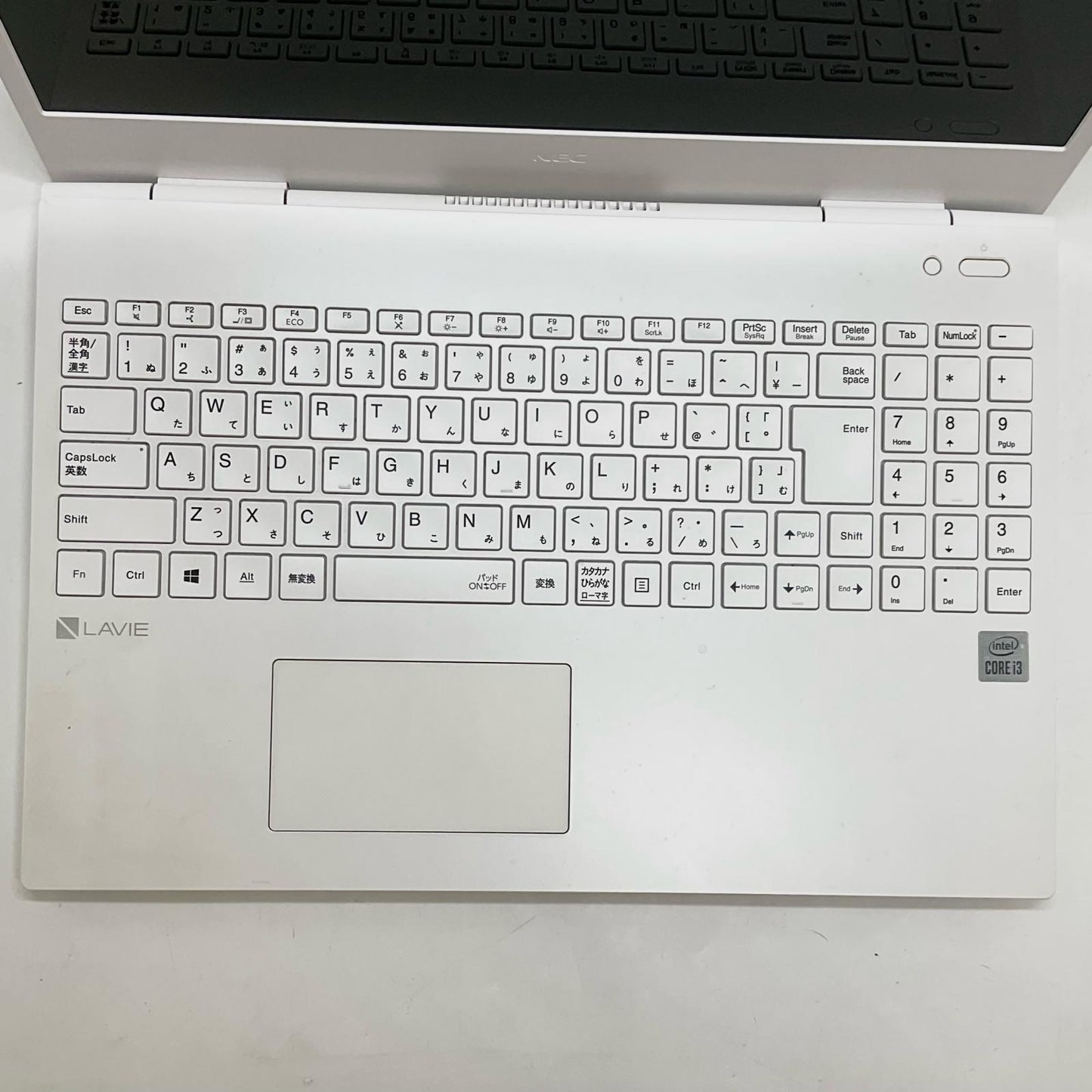 【全額返金保証】【最速発送】NEC PC-N1530CAW Intel(R)Core(TM)i3-10110U CPU @ 2.10GHz 2.59GHz 8GB SSD 256GB 89% 美品 動作確認済