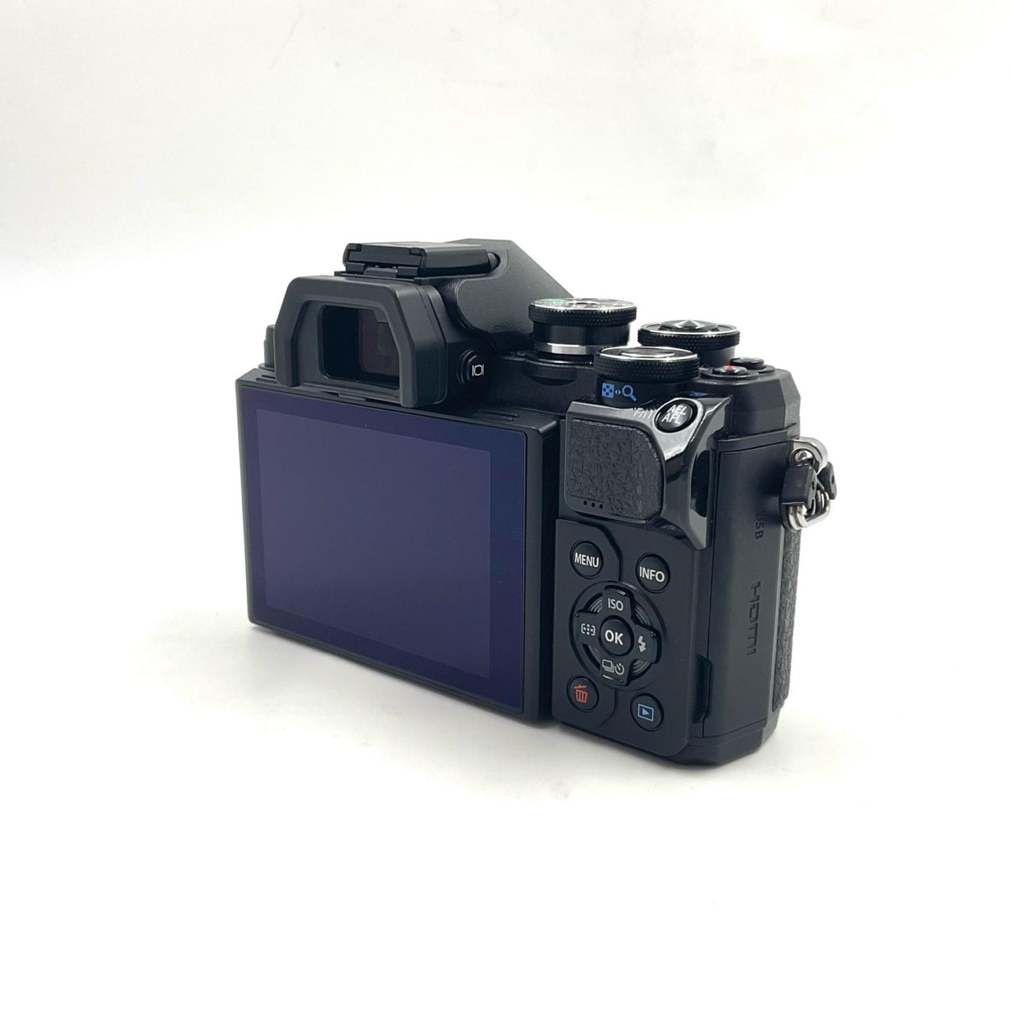 【全額返金保証】【最速発送】OLYMPUS デジタル一眼 OM-D E-M10 Mark III ボディ ブラック 美品 動作確認済