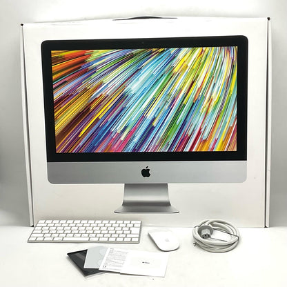 【最速発送】Apple iMac 21.5インチ Intel Core i3 3.6GHz 16GB フュージョンドライブ 1TB シルバー【難有】