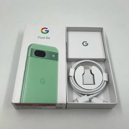 【全額返金保証】【最速発送】Google Pixel 8a 128GB Softbank SIMフリー 白ロム 超美品 動作確認済