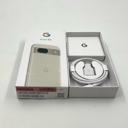 【全額返金保証】【最速発送】Google Pixel 8a 128GB Softbank SIMフリー 白ロム 動作確認済