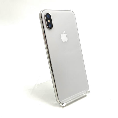 【全額返金保証】【最速発送】Apple iPhone iPhone X 256GB シルバー SIMフリー 白ロム 動作確認済 93%