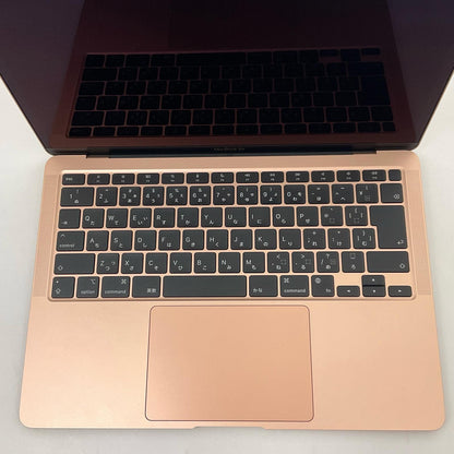 【全額返金保証】【最速発送】Apple MacBook Air 13インチ 2020 Apple M1 8GB 256GB ゴールド 100% 美品 動作確認済