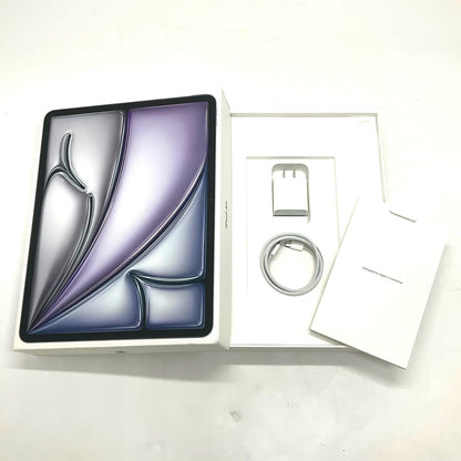【全額返金保証】【最速発送】Apple iPad Air 13インチ 第6世代 128GB パープル Wi-Fi 超美品 動作確認済