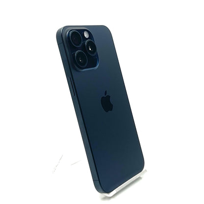 【全額返金保証】【最速発送】Apple iPhone iPhone 15 Pro Max 256GB ブルーチタニウム Softbank 白ロム 美品 動作確認済 84%