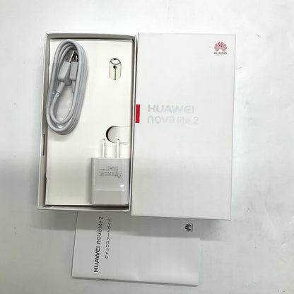 【全額返金保証】【最速発送】Huawei nova lite2 32GB ブルー FIG-LA1 白ロム 美品 動作確認済