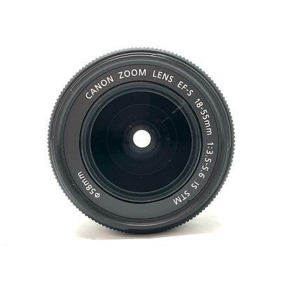 【全額返金保証】【最速発送】Canon EF-S18-55mm F3.5-5.6 IS STM 美品 動作確認済