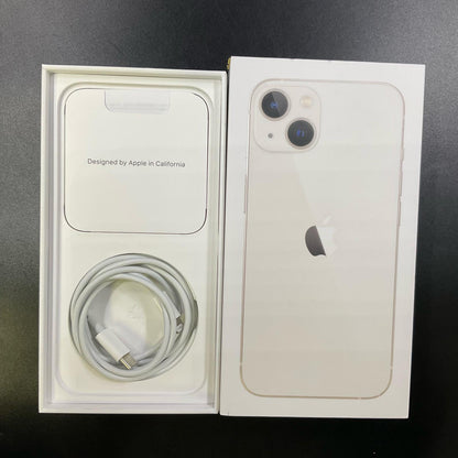 【全額返金保証】【最速発送】Apple iPhone iPhone 13 128GB スターライト Softbank 美品 動作確認済 82%