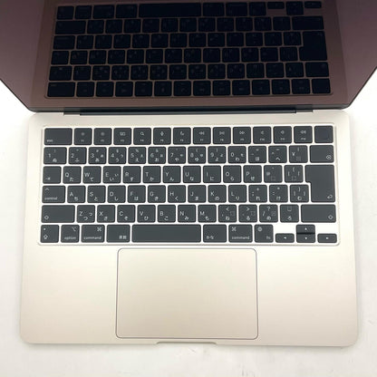 【全額返金保証】【最速発送】Apple MacBook Air 13インチ 2022 Apple M2 8GB 512GB スターライト 100% 超美品 動作確認済