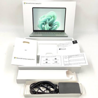 【全額返金保証】【最速発送】Microsoft Surface Laptop Go 3 XKQ-00010 i5-1235U 16GB M.2 SSD 256GB 美品 動作確認済