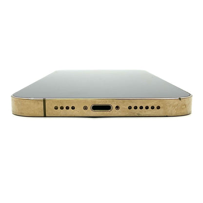 【全額返金保証】【最速発送】Apple iPhone iPhone 13 Pro Max 512GB ゴールド au SIMフリー 白ロム 動作確認済 84%