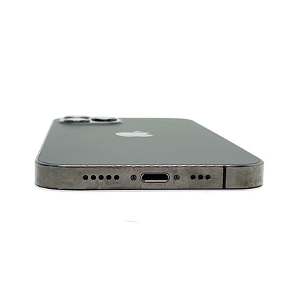 【全額返金保証】【最速発送】Apple iPhone iPhone 12 Pro 128GB グラファイト docomo SIMフリー 白ロム 動作確認済 75%