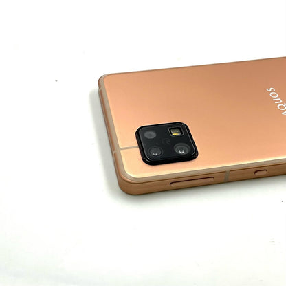 【全額返金保証】【最速発送】SHARP AQUOS sense6 64GB ライトカッパー 楽天モバイル SH-RM19 白ロム 美品 動作確認済