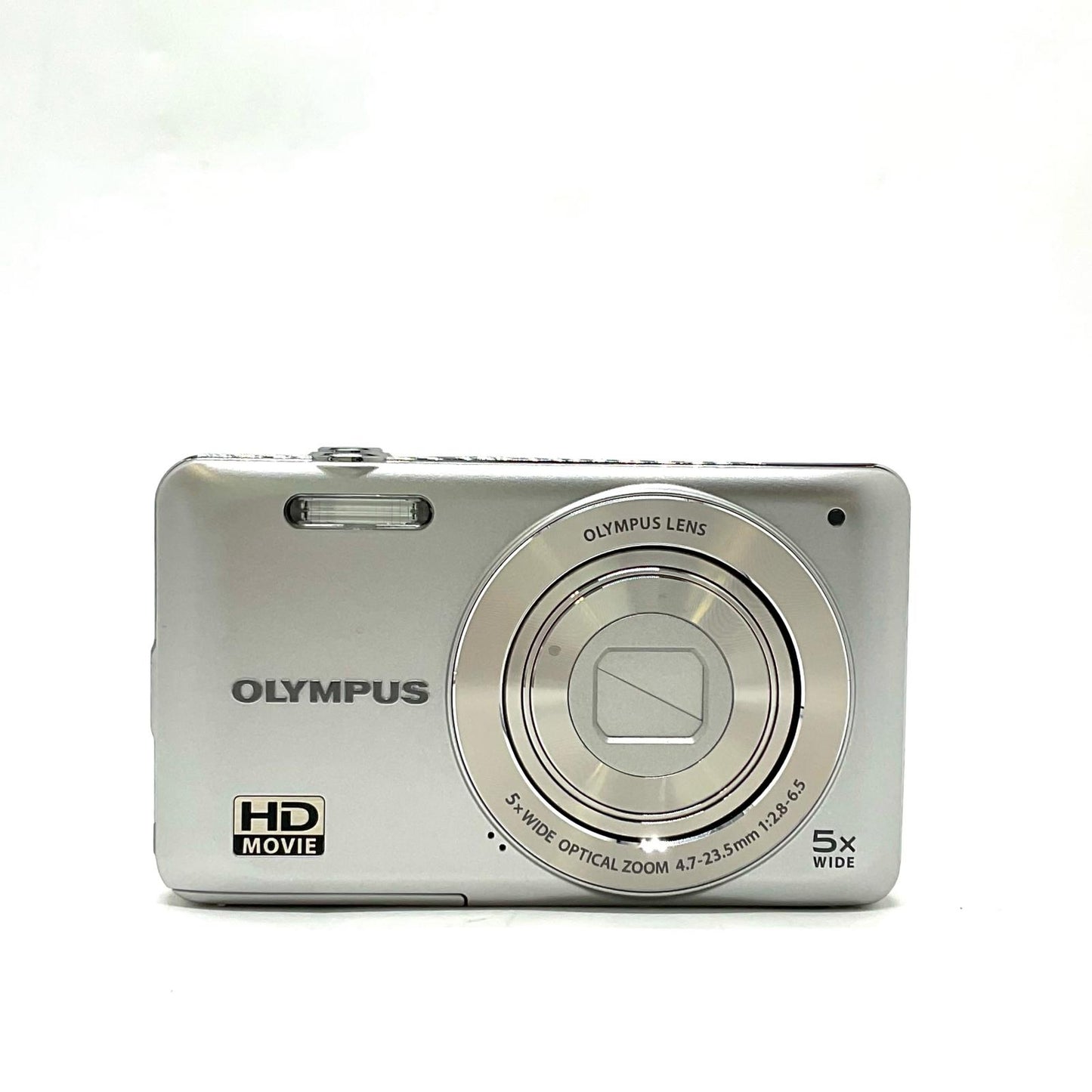 【全額返金保証】【最速発送】OLYMPUS コンパクトデジタルカメラ VG VG-120 シルバー 動作確認済