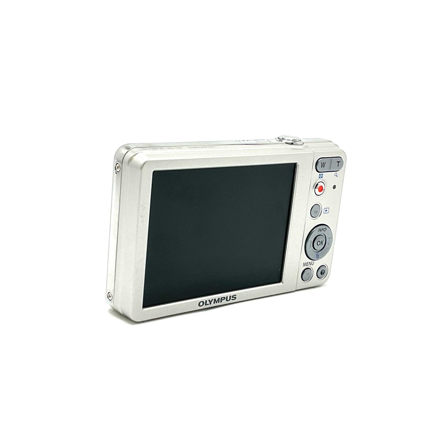 【全額返金保証】【最速発送】OLYMPUS コンパクトデジタルカメラ VG VG-120 シルバー 動作確認済