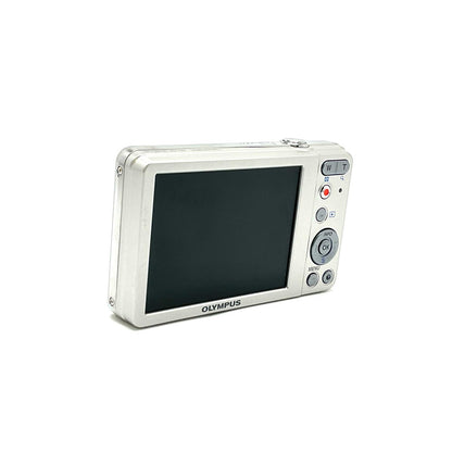 【全額返金保証】【最速発送】OLYMPUS コンパクトデジタルカメラ VG VG-120 シルバー 動作確認済