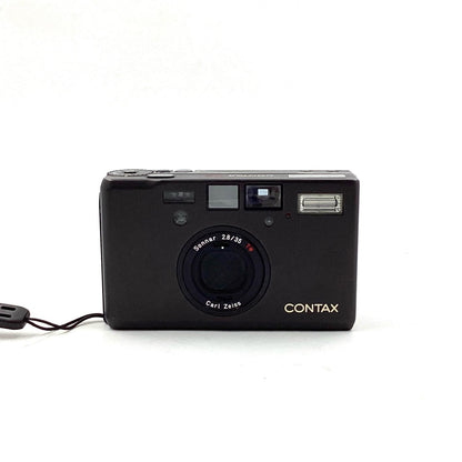 【全額返金保証】【最速発送】CONTAX T3 ブラック ダブルティース 動作確認済