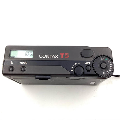 【全額返金保証】【最速発送】CONTAX T3 ブラック ダブルティース 動作確認済