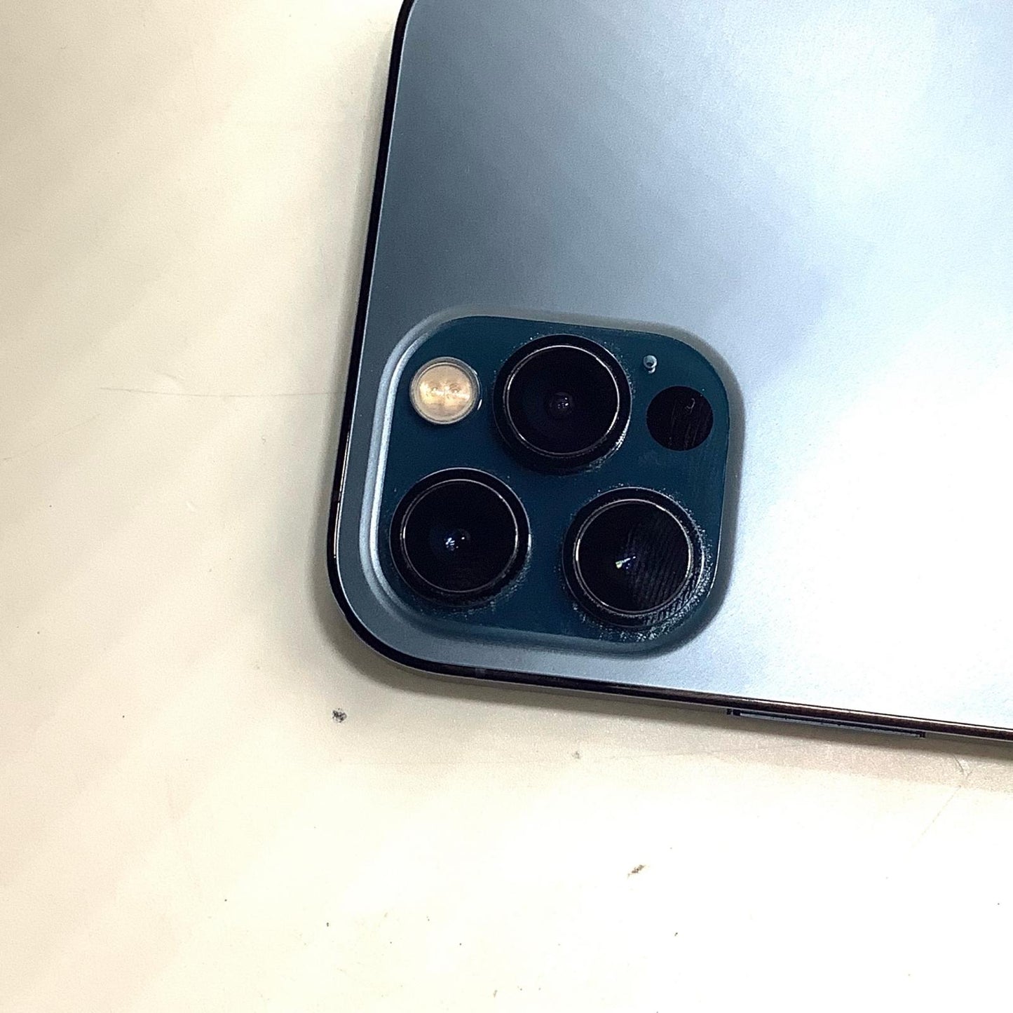 【全額返金保証】【最速発送】Apple iPhone iPhone 12 Pro 256GB パシフィックブルー SIMフリー 白ロム 美品 動作確認済 89%