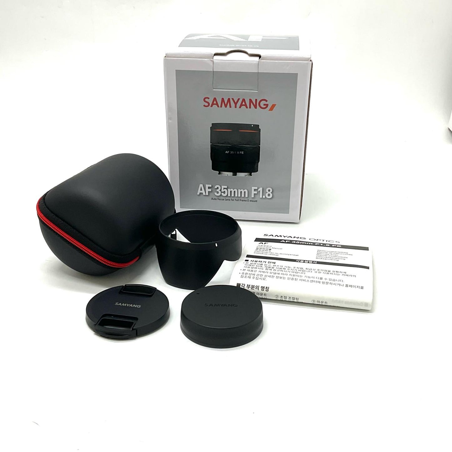 【全額返金保証】【最速発送】SAMYANG AF 35mm f1.8 FE 美品 動作確認済