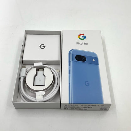 【全額返金保証】【最速発送】Google Pixel 8a 128GB Bay au G576D 白ロム 美品 動作確認済