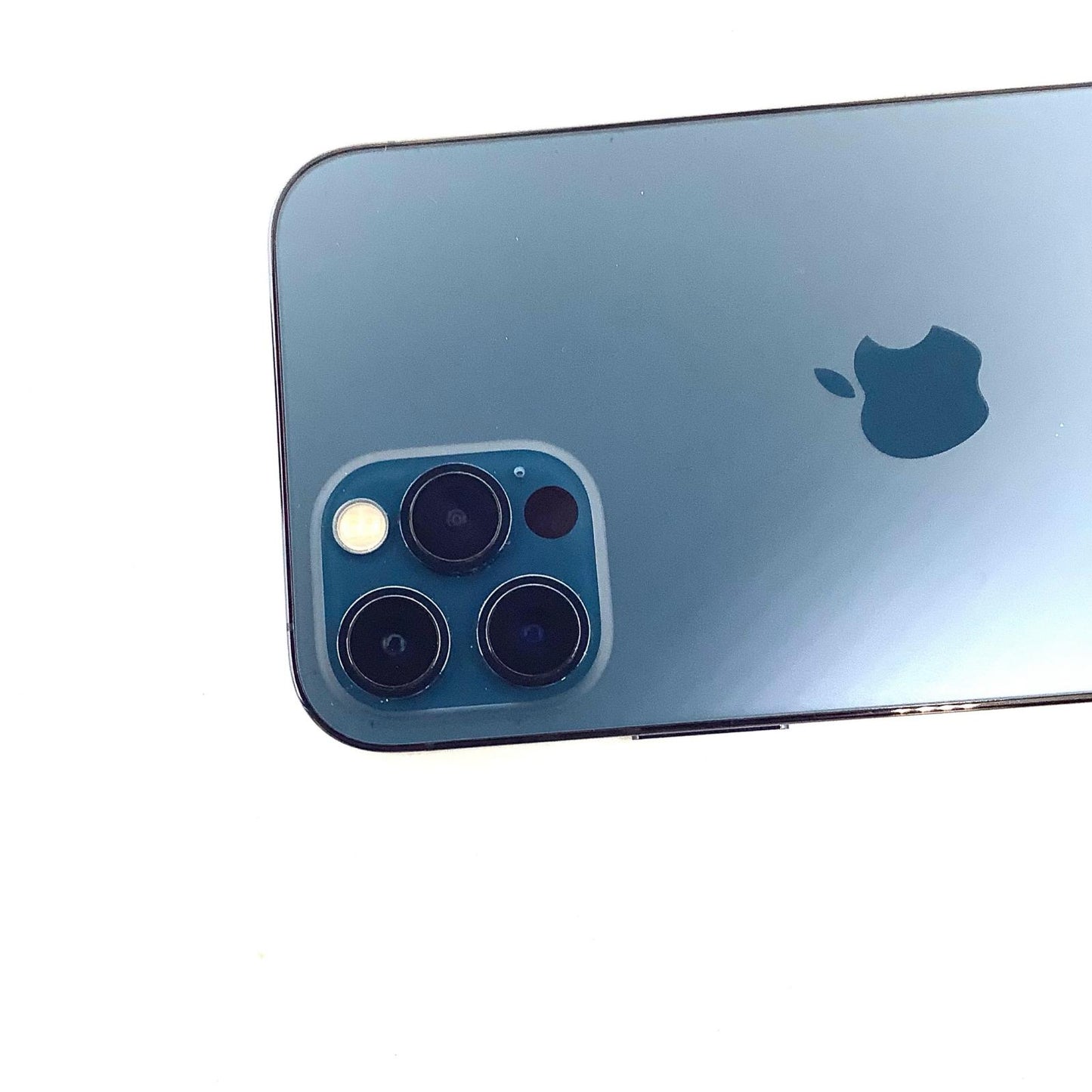 【全額返金保証】【最速発送】Apple iPhone iPhone 12 Pro 128GB パシフィックブルー Softbank SIMフリー 白ロム 美品 動作確認済 80%