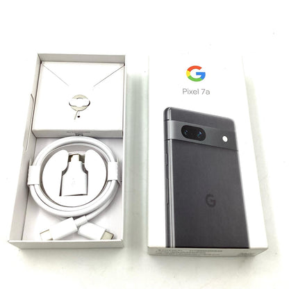 【全額返金保証】【最速発送】Google Pixel 7a 128GB Charcoal docomo SIMフリー G82U8 白ロム 美品 動作確認済