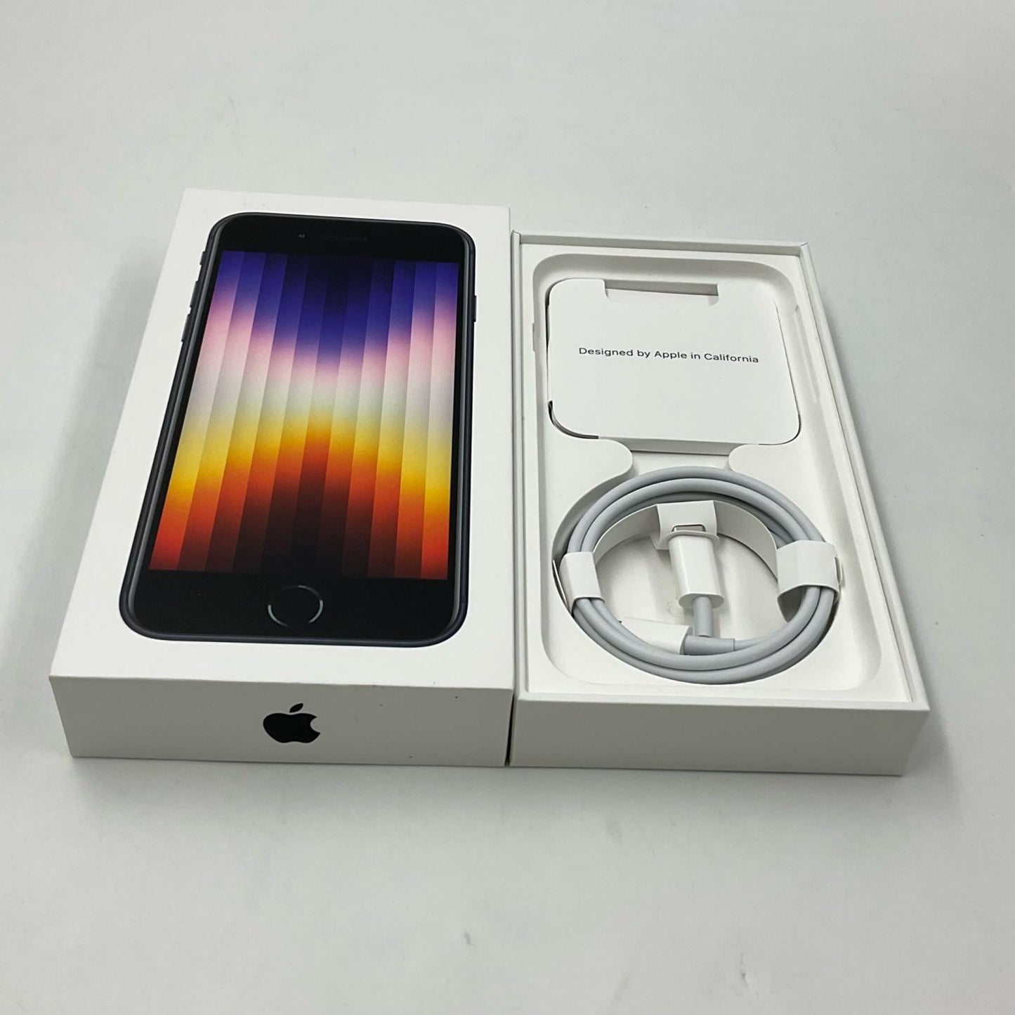 【全額返金保証】【最速発送】Apple iPhone iPhone SE（第3世代） 128GB ミッドナイト Softbank 白ロム 美品 動作確認済 80%