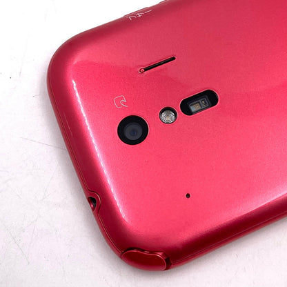 【全額返金保証】【最速発送】富士通 らくらくスマートフォン 32GB ピンク docomo F-42A 白ロム 美品 動作確認済