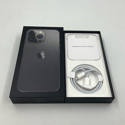 【全額返金保証】【最速発送】Apple iPhone iPhone 13 Pro 128GB グラファイト au SIMフリー 白ロム 動作確認済 77%