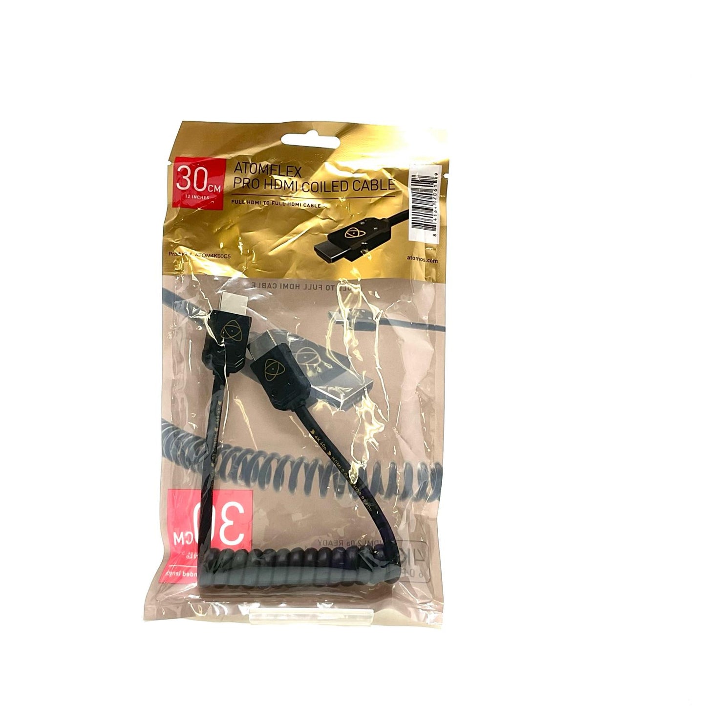 【全額返金保証】【最速発送】ATOMFLEX PRO HDMI COILED CABLE 新品未開封 即納OK