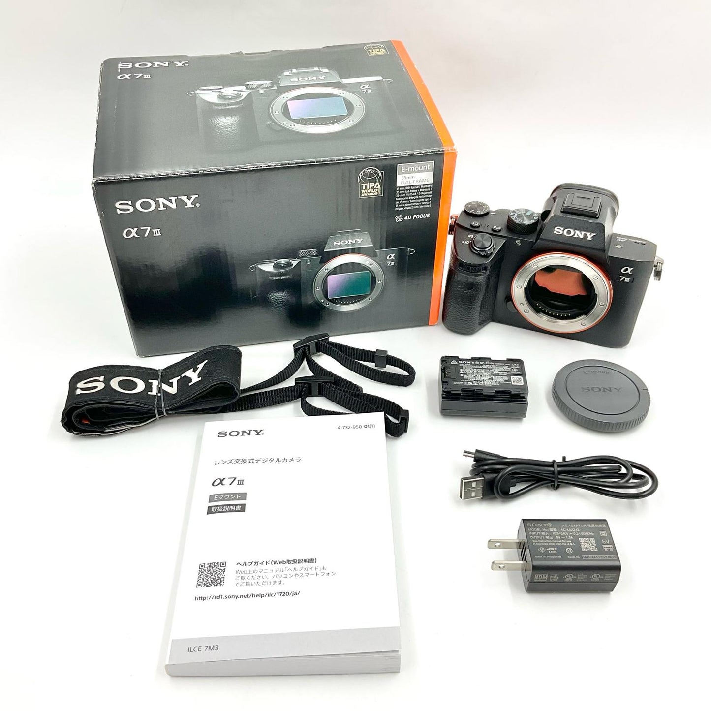 【全額返金保証】【最速発送】Sony デジタル一眼 α7 III ILCE-7M3 ボディ ブラック 動作確認済