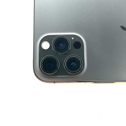 【全額返金保証】【最速発送】Apple iPhone iPhone 12 Pro Max 256GB グラファイト au 白ロム 美品 動作確認済 95%