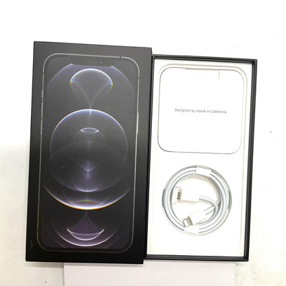 【全額返金保証】【最速発送】Apple iPhone iPhone 12 Pro Max 256GB グラファイト au 白ロム 美品 動作確認済 95%