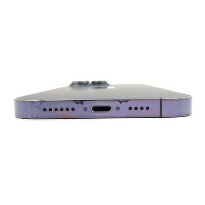 【全額返金保証】【最速発送】Apple iPhone iPhone 14 Pro Max 256GB ディープパープル au 動作確認済 71%